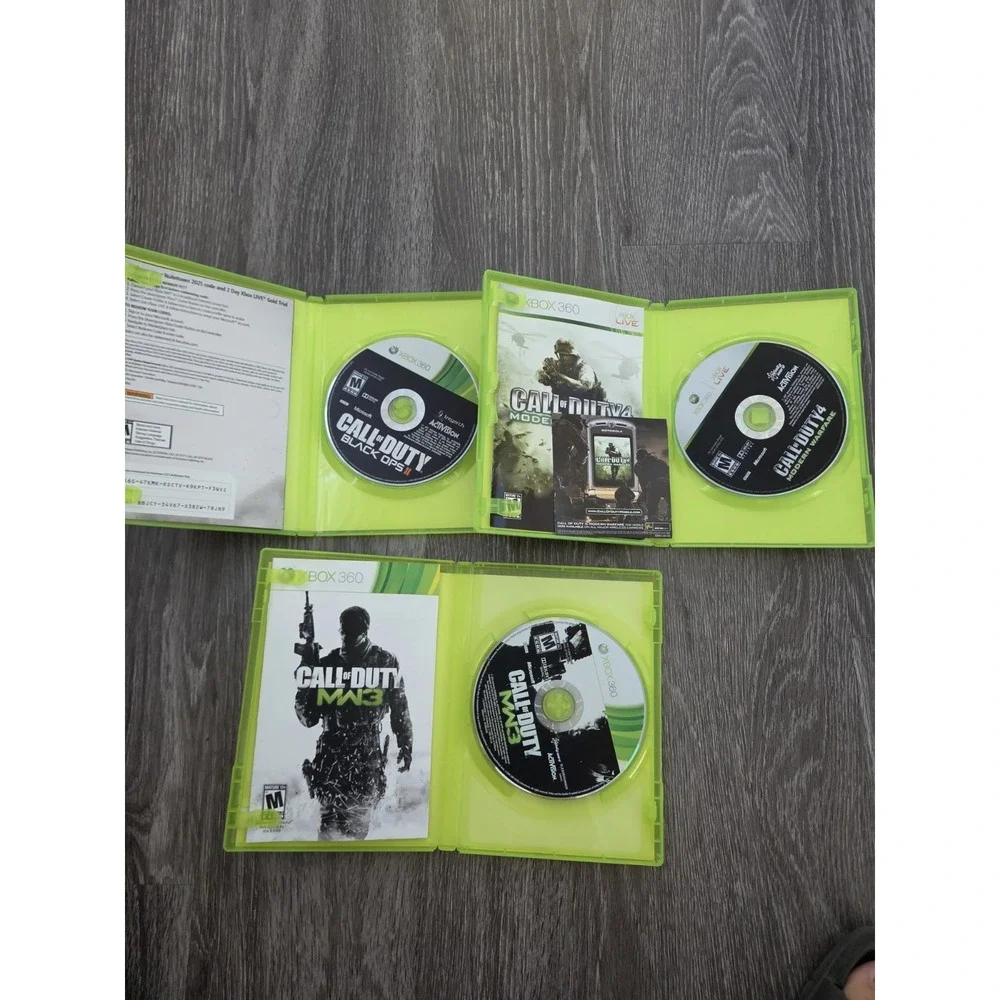 Call Of Duty Xbox 360 Games (Lot of 3)